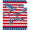 thumbnail image 4 of Coolnut Mailbox Cover American Patriotic Design with Eagle Post Mail Box Cover Magnetic Mail Wraps Cover Standard Size 20.7" L x 18" W, 4 of 5