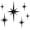 Black, variant on Mid Century Modern Decor, Mcm Retro 3D Star Art Wall Sculpture, Plastic Starburst Decor, Vintage Celestial Whimsigoth Home Decor Accent. (Set of 6, Silver)