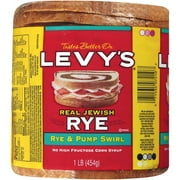 Levy's Rye & Pump Swirl Bread, 1 lb