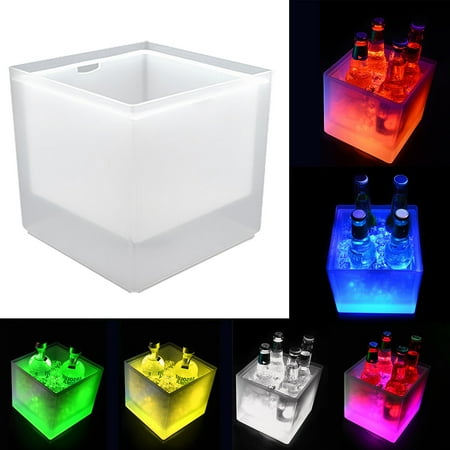 

WNG Ice Bucket with LED Ice Bucket Double Layer for Summer Cooling