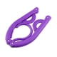thumbnail image 1 of Billuyoard Percha plegable portátil de plástico para ropa, percha plegable de viaje, 5 colores Almacenamiento y organización del hogar violeta, 1 of 4