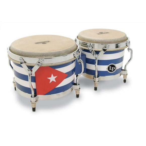 Latin Percussion M201-QBA Mat Bongos Cuban Flag