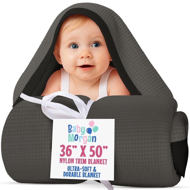 Manta para Bebé Baby Morgan Térmica de Waffle 91 x 127 cm Gris