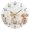 Gold, variant on Cute Puppies in A Line Round Wall Clock Silent Analog Battery Operated Black Pointer Home Decor 9.84" Diameter