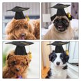 thumbnail image 4 of 2pcs Pet Graduation Caps Dog Cat Graduation Hats with Tassel Pet Graduation Hats, 4 of 8