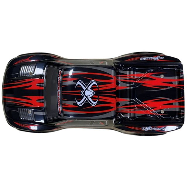 Carrocería de automóvil RC para XINLEHONG X9115 1/12 Camión RC Piezas de repuesto para automóvil Accesorios de actualización, Rojo