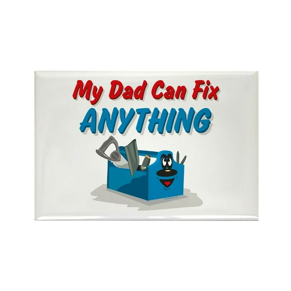 CafePress - Fix Anything Dad - Rectangle Magnet, 2"x3" Refrigerator Magnet