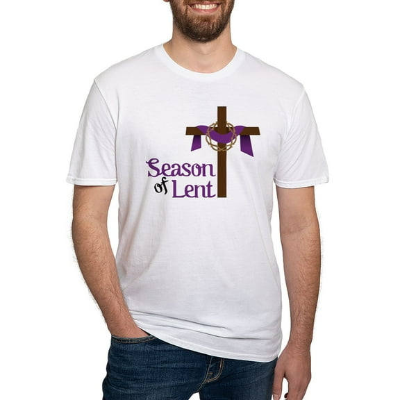 CafePress - Season Of Lent Fitted T Shirt - Fitted T-Shirt, Vintage Fit Soft Cotton Tee