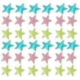 thumbnail image 2 of 100 Uds. Pegatinas de estrellas coloridas pegatinas de pared que brillan pegatinas de pared de estrellas de plástico parche calcomanía Kits de decoración para fiestas color 3 cm 100 piezas Cateissary HA004699-02, 2 of 6