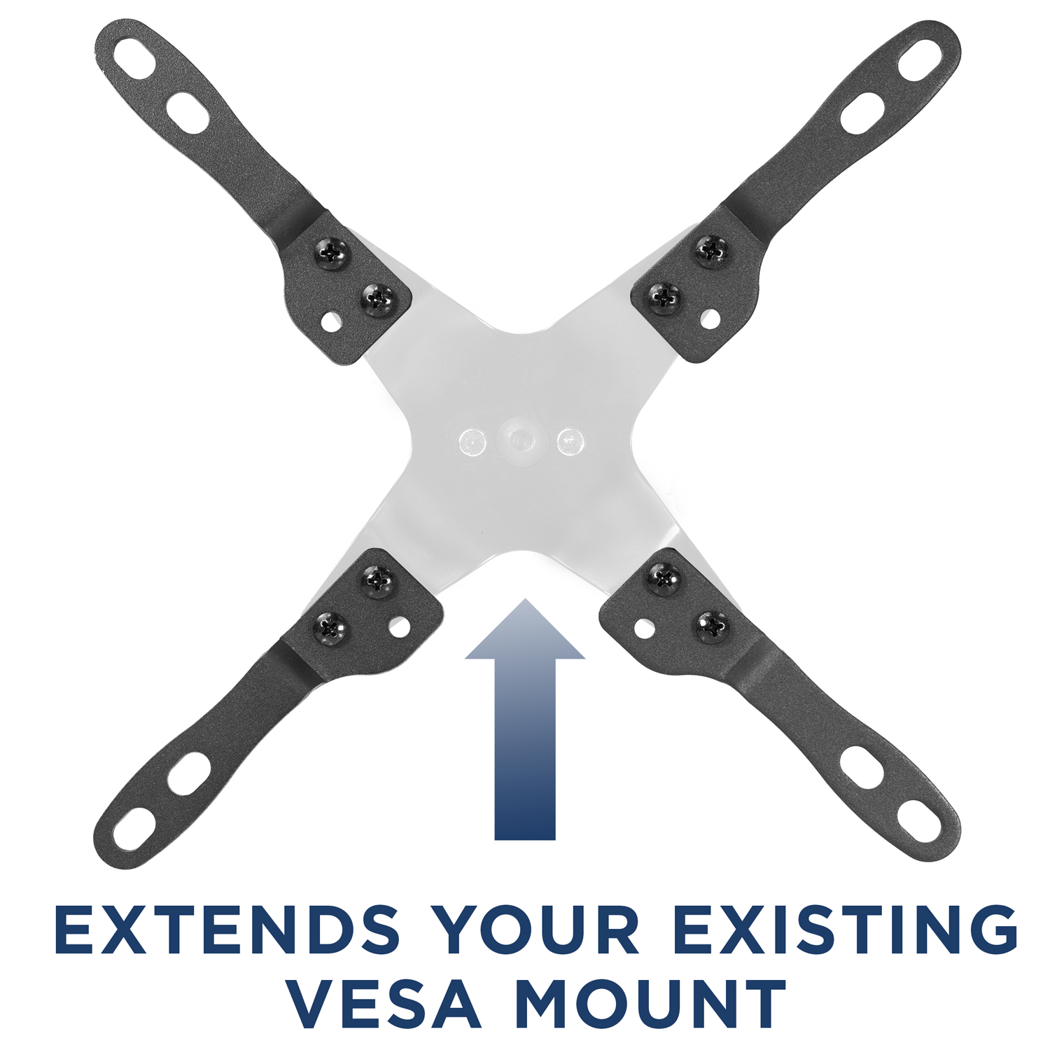 Mount-It! VESA Mount Adapter Kit, TV Wall Mount Bracket Adapter Converts 75x75 and 100x100 mm Patterns to 200x100 and 200x200 mm, Fits Most 23 inch to 42 inch TV's and Monitors, Hardware Included - image 5 of 8