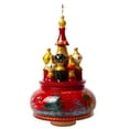 thumbnail image 2 of Books.And.More Handmade Saint Basil's Cathedral. Troyka. Music Box Khokhloma Painting Music Box 7.9x4.4-inch Souvenir Box, 2 of 5