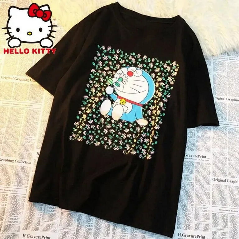 Sanrio Cute Cartoon Girl Harajuku Kawaii Y2k Short Tops Ulzzang - Main Image