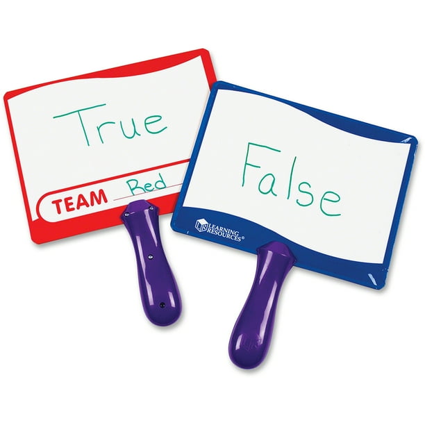 Learning Resources, LRNLER0647, Writeon Wipeoff Answer Boards, 10