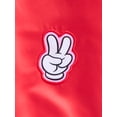 thumbnail image 3 of Minnie Mouse Girls' Graphic Patch Varsity Sateen Jacket with Long Sleeves, Sizes 4-12, 3 of 5