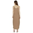 thumbnail image 4 of Inkmeso Robe d'Été Unie Aguichant pour Femmes à Bretelles Spaghetti Décontractée de Plage et de Villégiature Robe Maxi, 4 of 7