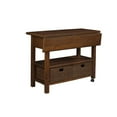 thumbnail image 5 of Convenient Wooden Kitchen Cart With Storage Drawers Brown - Saltoro Sherpi, 5 of 7