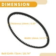 thumbnail image 4 of Correa de transmisión V-Belt Unique Bargains para PIAGGIO para VESPA para ET2 50 80 100 para Scooter CVT, 4 of 7