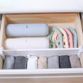 thumbnail image 3 of Drawer Divider Sturdy Construction Expandable Plastic Retractable Closet Storage Drawer Splitter For Home, 3 of 5