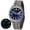 Blue, variant on Titanium Watch for Men, Sport Men's Field Watch, Military Analog Quartz Watch with Date, Nylon Strap, Japanese Quartz Movement, Super Luminous, 10ATM Waterproof Army Wristwatch, Black