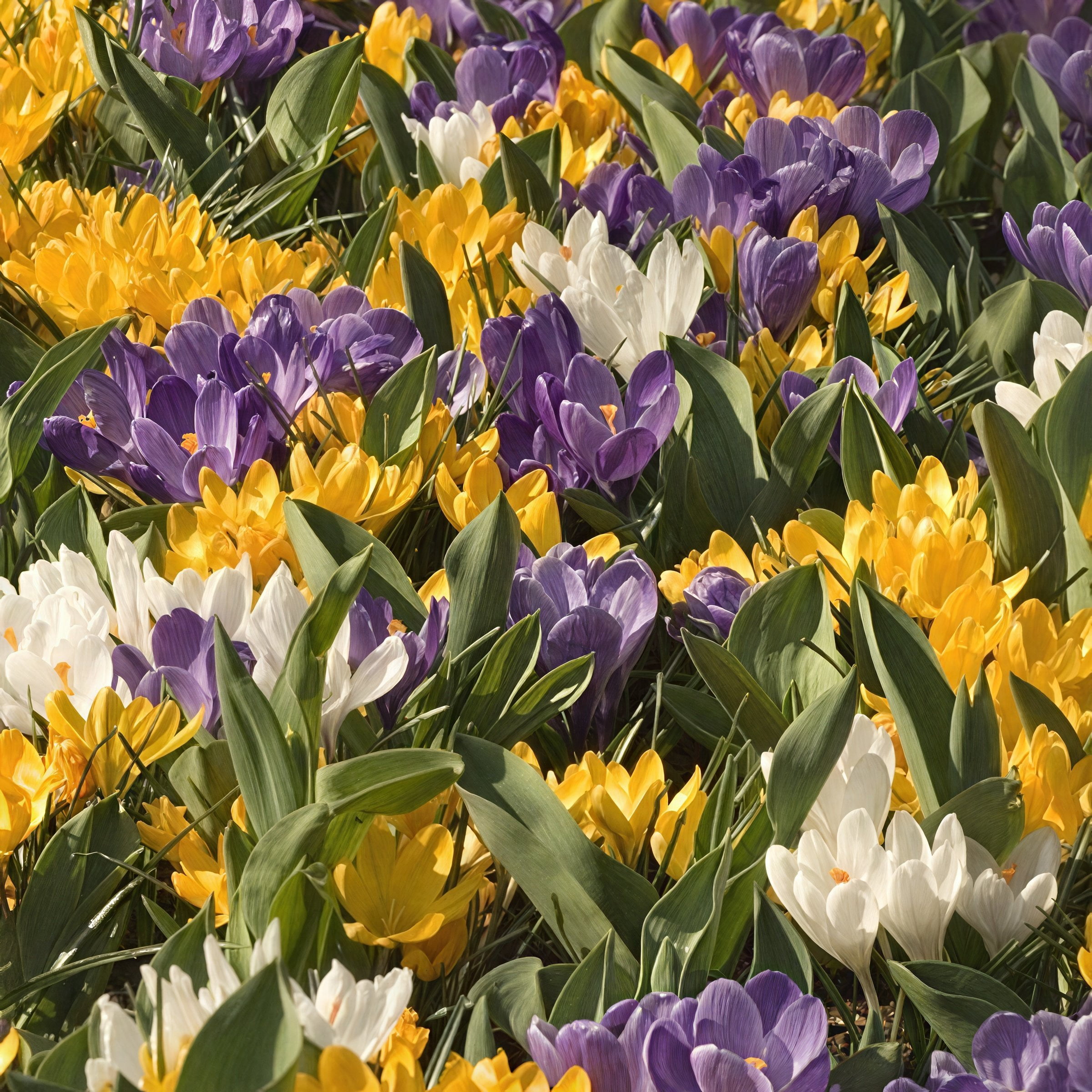 National Plant Network Crocus Mixed Colored Live Bulbs (50-Pack)