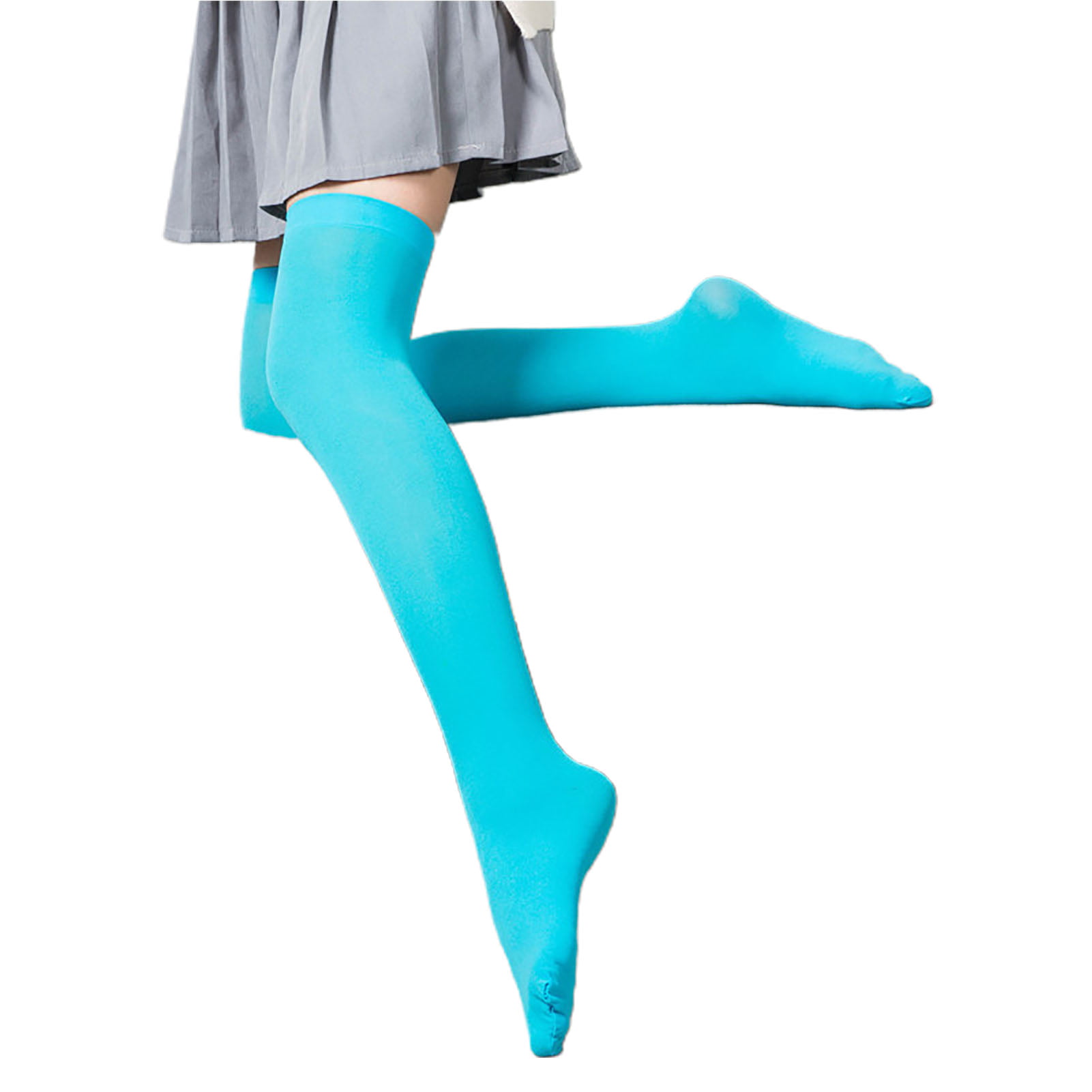 Original Design Snow Flake Light Blue Cute Girl Women's Lolita Over-knee  Stockings 120d Velvet Thigh High Long Stockings - Stockings - AliExpress