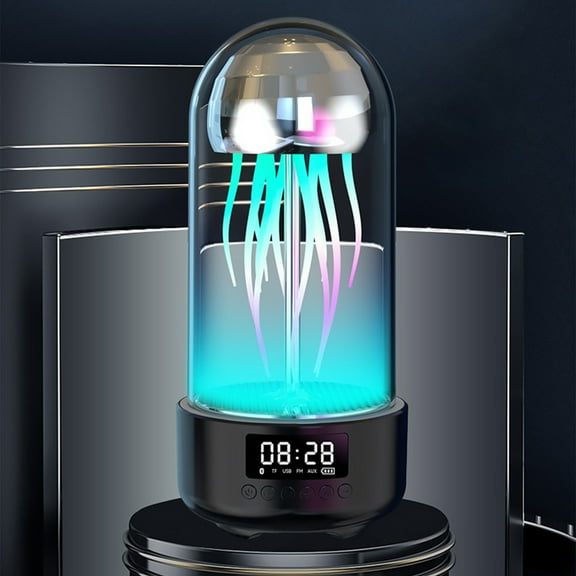 Luminous Jellyfish Wireless Bluetooth Speaker Colorful Vibe Breathing Light Outdoor Sound Night Light