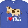 thumbnail image 4 of Inktastic I Love Cows Dairy Farmer Youth T-Shirt, 4 of 5
