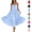 Style1-Blue dresses for women, variant on Boho Dresses for Women Maxi Summer Flowy Spaghetti Strap Dress 2026 Casual Sleeveless Smocked Tiered Long Beach Sundresses White L