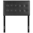 thumbnail image 6 of Modway Emily Twin Modern Style Upholstered Faux Leather Headboard in Black, 6 of 9