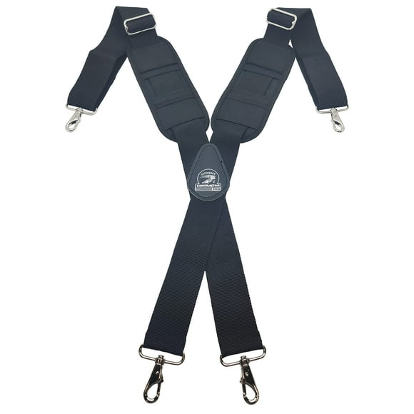 Gatorback B606 Molded Air Channel Suspenders w/Spring Hooks. Extreme Comfort and Support for your Tool belt. Made by Contractor Pro
