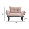thumbnail image 4 of Beige Upholstery | Futon Love Seat for a Warm Ambiance | Inviting Seating Environment, 4 of 4