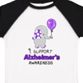 thumbnail image 4 of Inktastic I Support Alzheimer's Awareness Elephant with Purple Balloon Boys or Girls Toddler T-Shirt, 4 of 5