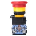 thumbnail image 2 of Greenne 22Mm Nc Pas de Champignon Rouge Interrupteur d'Arrêt d'Urgence 660V 10A, 2 of 6