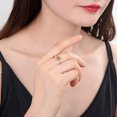 thumbnail image 2 of Natural Citrine Cushion Cut Halo Style November Birthstone Ring For Women- Citrine Engagement Sterling Silver Citrine Ring Gift For Her, 2 of 6