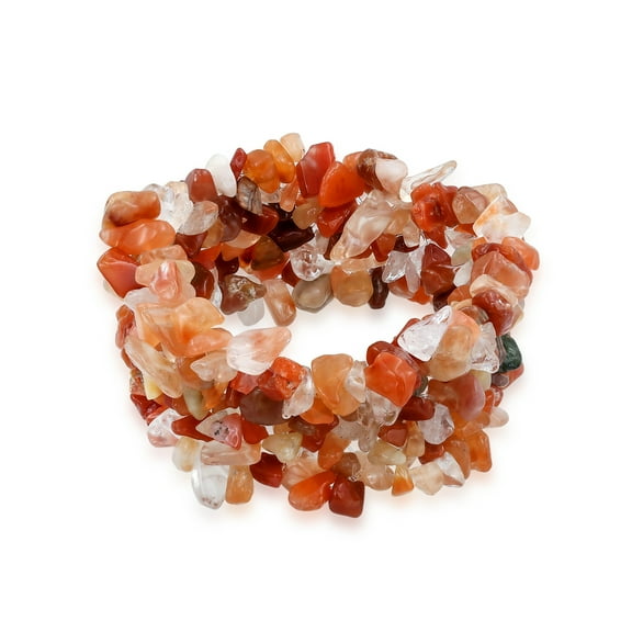 Bling Jewelry Womens Big Chunky Gemstone Chips Stretch Bracelet Crystal Accents