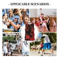 thumbnail image 6 of Xecao Red And Black Abstract Skull print basketball shirt for both men and women, a unisex basketball jersey perfect for theme parties-4X-Large, 6 of 6