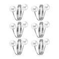 thumbnail image 4 of Advancent 6 piezas de anillos de servilletas de boda de moda con joyería hecha a mano suministros de fiesta decoración boda centro de Halloween Type2 NO2, 4 of 6