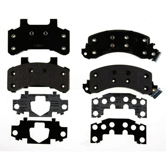 Raybestos PGD183M Professional Grade Semi-Metallic Disc Brake Pad Set Fits select: 1982-1989 OLDSMOBILE CUTLASS CIERA, 1982-1989 BUICK CENTURY