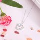 thumbnail image 3 of Bunny Necklace Silver 925 Chain Adjustable for Decoration, 3 of 5