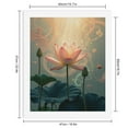 thumbnail image 2 of Paint by Numbers Kit for Adults, Lotus Bloom Radiant Light Fantasy Paint by Numbers, Easy Paint by Numbers Kit for Adults Beginner, DIY Adult Paint by Number Kits on Canvas, 12x16in Home Decor, 2 of 7