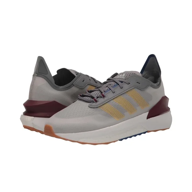 Ad-id-as Men's Avryn Sneakers | Grey/Grey/Shadow Red | 12 US
