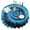 Blue Tie Dye, variant on Blue Tie Dye Mandala Pattern Round Tablecloth 60"x60",Wrinkle Wipeable Table Cloth for Kitchen Dining Room Picnic Patio Party