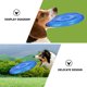 thumbnail image 3 of Juguete de disco resistente al desgaste para perros, juguete de disco de lanzamiento flexible, juguete multiusos para cachorros, juguete volador para perros., 3 of 6