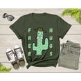 thumbnail image 6 of Funny Desert Cactus Cowboy Hat Mustache Free Hugs Sarcastic T-Shirt Cactus Lover Gift T Shirt for Men Women Kids Boys Girls Graphic Tshirt, 6 of 8