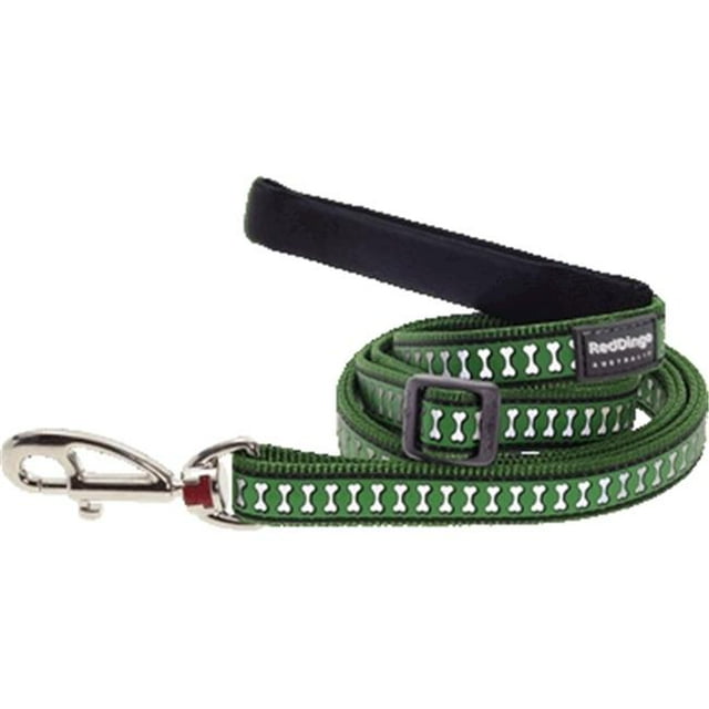 Dog Lead Reflective Green, Large