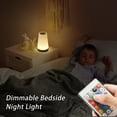 thumbnail image 4 of Yeacher Touching Control Bedside Table Lamp USB Rechargeable 3 Level Dimmable Warm White & RGB, 4 of 8