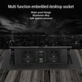 thumbnail image 3 of Power Strip Empotrada, 16A 4000W Desktop Outlet Box 2 PRONG OUTLETS para Compras en Compras, 3 of 7