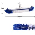 thumbnail image 2 of Brosse de piscine Mainstays de 17,3 pouces avec dos en aluminium et poils en polypropylène., 2 of 7