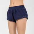 thumbnail image 1 of Pantalones cortos deportivos para mujer Naked Sense de secado rápido en stock Riding Running Series Pantalones cortos de fitness Fake Two Piece, 1 of 6