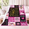 thumbnail image 2 of LHSHID Get Well Gifts for Women Huge Healing Blanket with Inspirational Words Sunflower Gifts for Women Sympathy Inspirational Blanket Soft Comfort Throw Blankets 60"x80", 2 of 8